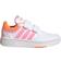 Adidas Kid's Hoops - Cloud White/Beam Pink/Screaming Orange