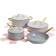 Paris Hilton Iconic Cookware Set with lid 10 Parts