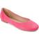 Journee Collection Women's Comfort Kavn Flat pink