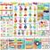 Sproutbrite Early Learning Educational Preschool Kindergarten & Homeschool Charts for Toddlers