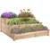 OutSunny 3-Tier Wooden Raised Bed 124x124x56cm