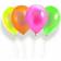 UV Floor Latex Balloons Neon 100-pack