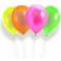 UV Floor Latex Balloons Neon 100-pack