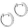 Carissima Huggy Earrings - White Gold/Diamonds