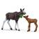 Schleich Wild Life Moose with Calf 42603