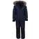 Trollkids Kid's Kirkenes Snowsuit - Navy