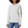 Carhartt Women's Relaxed Fit Midweight Crewneck Block Logo Sleeve Garphic Sweatshirt - Asphalt Heather Nep