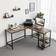 Songmics VASAGLE Industrial L-Shaped Writing Desk 138x138cm