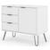 Core Products Augusta White Small with Door, 3 Sideboard