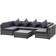 OutSunny 860-212GY Outdoor Lounge Set, 1 Table incl. 6 Sofas