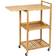 Honey-Can-Do 38-Inch Bamboo Cart Trolley Table