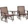 OutSunny 84A-084BG Bistro Set, 1 Table incl. 2 Chairs