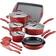 Rachael Ray Classic Brights Cookware Set with lid 14 Parts