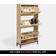 VonHaus Lena Brown Shoe Rack 63x122cm