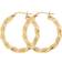 The Fine Collective Twist Hoop Earrings - Gold