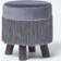 Homescapes Warwick Velvet Foot Stool