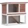 vidaXL Outdoor Rabbit Hutch 1 Door Weather Resistant Heavy Duty Cage