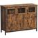 Vasagle LSC099B01 Vintage Brown/Black Sideboard 100x75cm