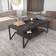 Decorotika Flora Black Coffee Table 60x120cm