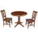 International Concepts Espresso 36-Inch Round Top Dining Set