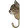 Wildlife Garden Wooden Hook Cat