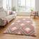 Think Rugs Olympia Pink, Grey 80x150cm