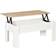 Homcom Extending White/Oak Coffee Table 50x100cm