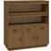 vidaXL Highboard Honey Storage Cabinet