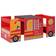 vidaXL Kids Chair Table Set Fire Truck Design Wood 3 Piece