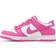 Nike Dunk Low GS - White/Active Fuchsia