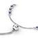 Pandora Slider Bracelet - Silver/Blue/Transparent