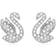 Swarovski Iconic Swan Stud Earrings - Silver/Transparent