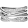 Pandora Sparkling & Polished Lines Ring - Silver/Transparent