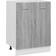 vidaXL grey sonoma Bottom Storage Cabinet