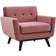 modway Engage Performance Velvet Armchair