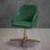LPD Green Velvet with Gold Base Office Chair