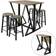 SoBuy Half-folded Bar Table 2pcs