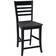 International Concepts Wood Cosmo Ladderback Bar Stool