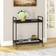 Hudson & Canal Cooper 33'' Wide Cart Trolley Table