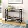 Hudson & Canal 38'' Wide Cart Trolley Table