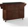 Crosley Furniture Eleanor Mahogany Kitchen Cart with Trolley Table