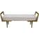 Uttermost Waylon Ivory Settee Bench