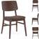 Torkelson Stevie Smoke-Stained Lacquered Oak/Talent Brown Kitchen Chair 84cm