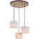 Leuchten Direkt Bark Nature Dark Pendant Lamp 52cm