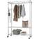 Trinity 3-Tier Rolling Garment Storage Cabinet