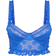 PrettyLittleThing Lace Hook And Eye Detail Crop Corset - Bright Blue