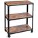 Mind Reader 'Charm' 3 Tier Wood/Metal Cart Trolley Table