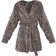 PrettyLittleThing Fluffy Dressing Gown - Charcoal