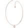 Guess G Heart Necklace - Rose Gold/Transparent