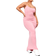 PrettyLittleThing Shape Jersey Strappy Maxi Dress - Rose